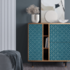 Sideboard - STORYZ - BS5 Turquoise Geometry - Walnut