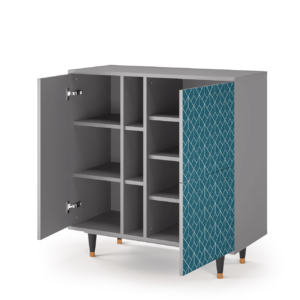 Sideboard - STORYZ - BS5 Turquoise Geometry - Grey