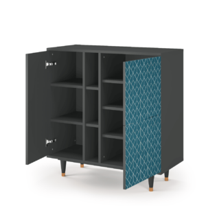 Sideboard - STORYZ - BS5 Turquoise Geometry - Antracite