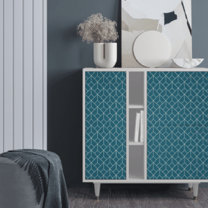 Sideboard - STORYZ - BS5 Turquoise Geometry - White