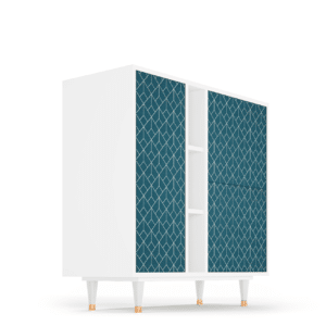 Sideboard - STORYZ - BS5 Turquoise Geometry - White
