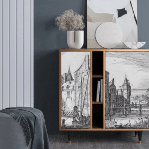 Sideboard - STORYZ - BS5 Castle with Bridge - Walnut
