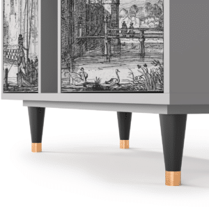 Sideboard - STORYZ - BS5 Castle with Bridge - Grey