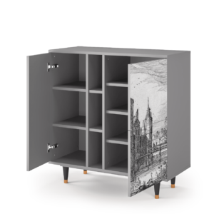 Sideboard - STORYZ - BS5 Castle with Bridge - Grey