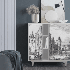Sideboard - STORYZ - BS5 Castle with Bridge - White
