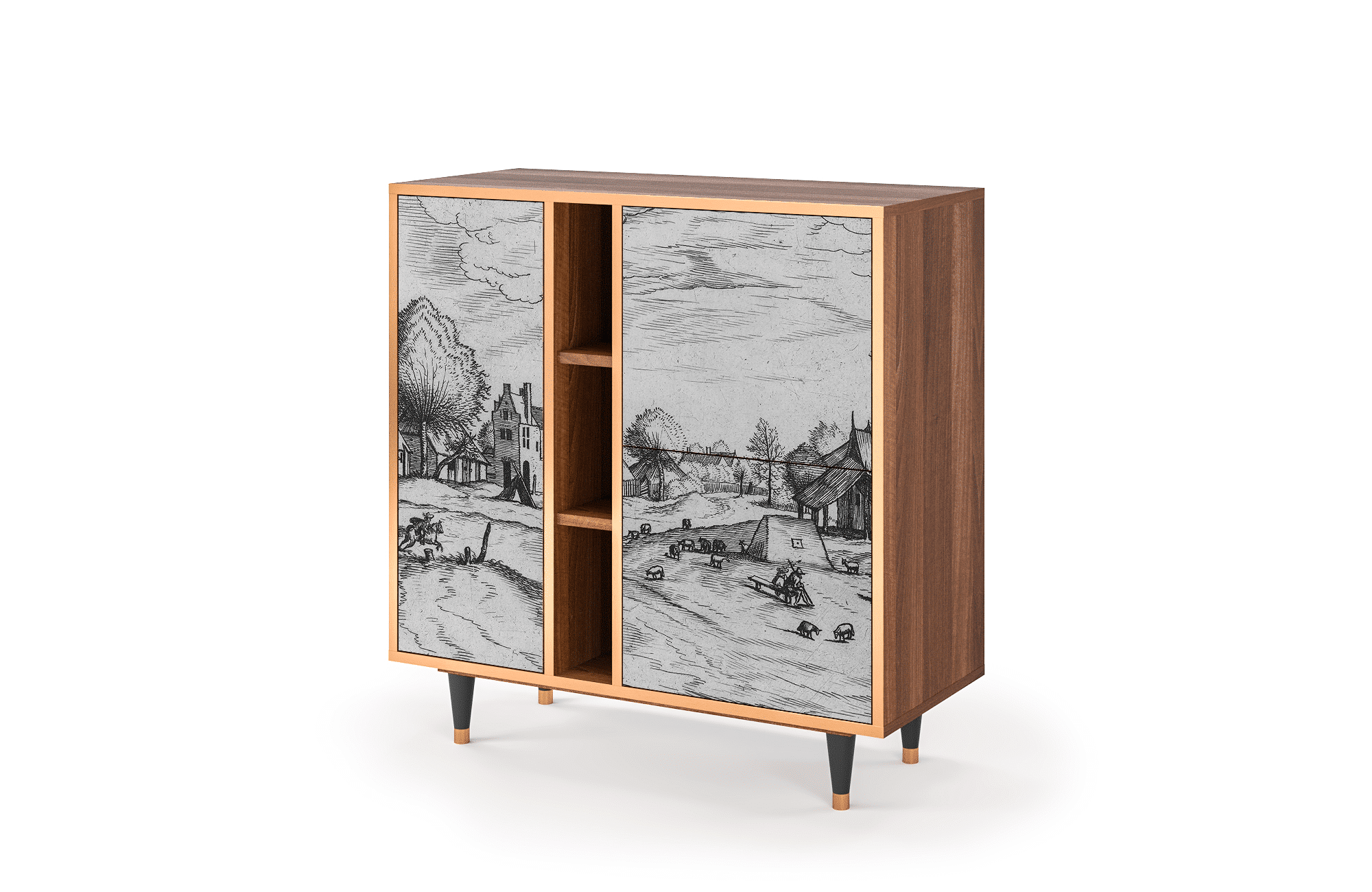 BS5_182_001 Sideboard - STORYZ - BS5 Country Village - Walnut