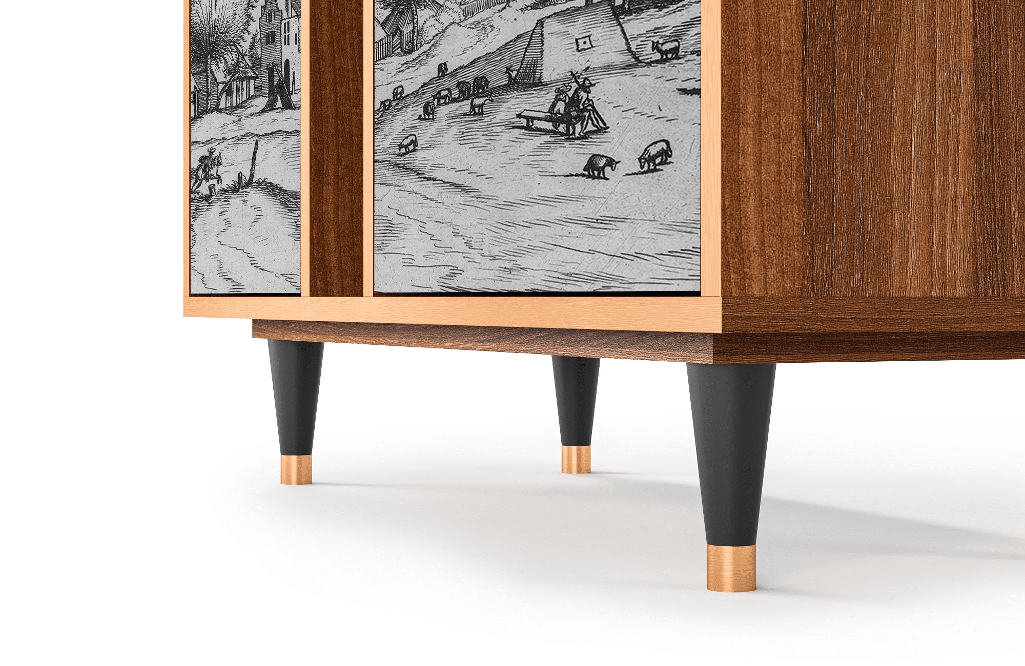 Sideboard – STORYZ – BS5 Country Village – Walnut Sideboard - STORYZ - BS5 Country Village - Walnut