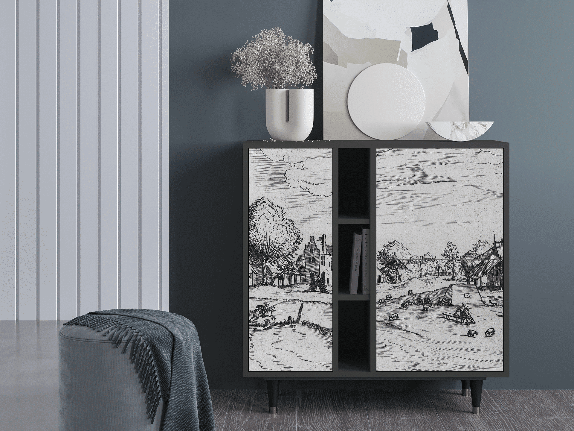 Sideboard - STORYZ - BS5 Country Village - Antracite Sideboard - STORYZ - BS5 Country Village - Antracite