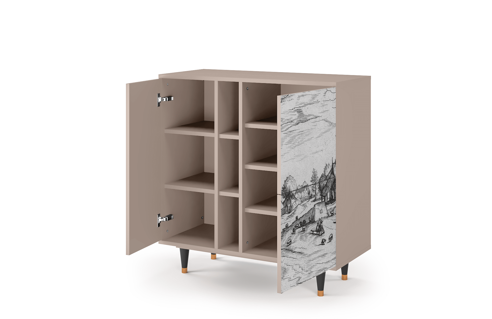 Sideboard – STORYZ – BS5 Country Village – Latte Sideboard - STORYZ - BS5 Country Village - Latte
