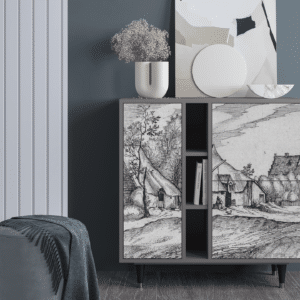 Sideboard - STORYZ - BS5 Farms in a Village - Grey