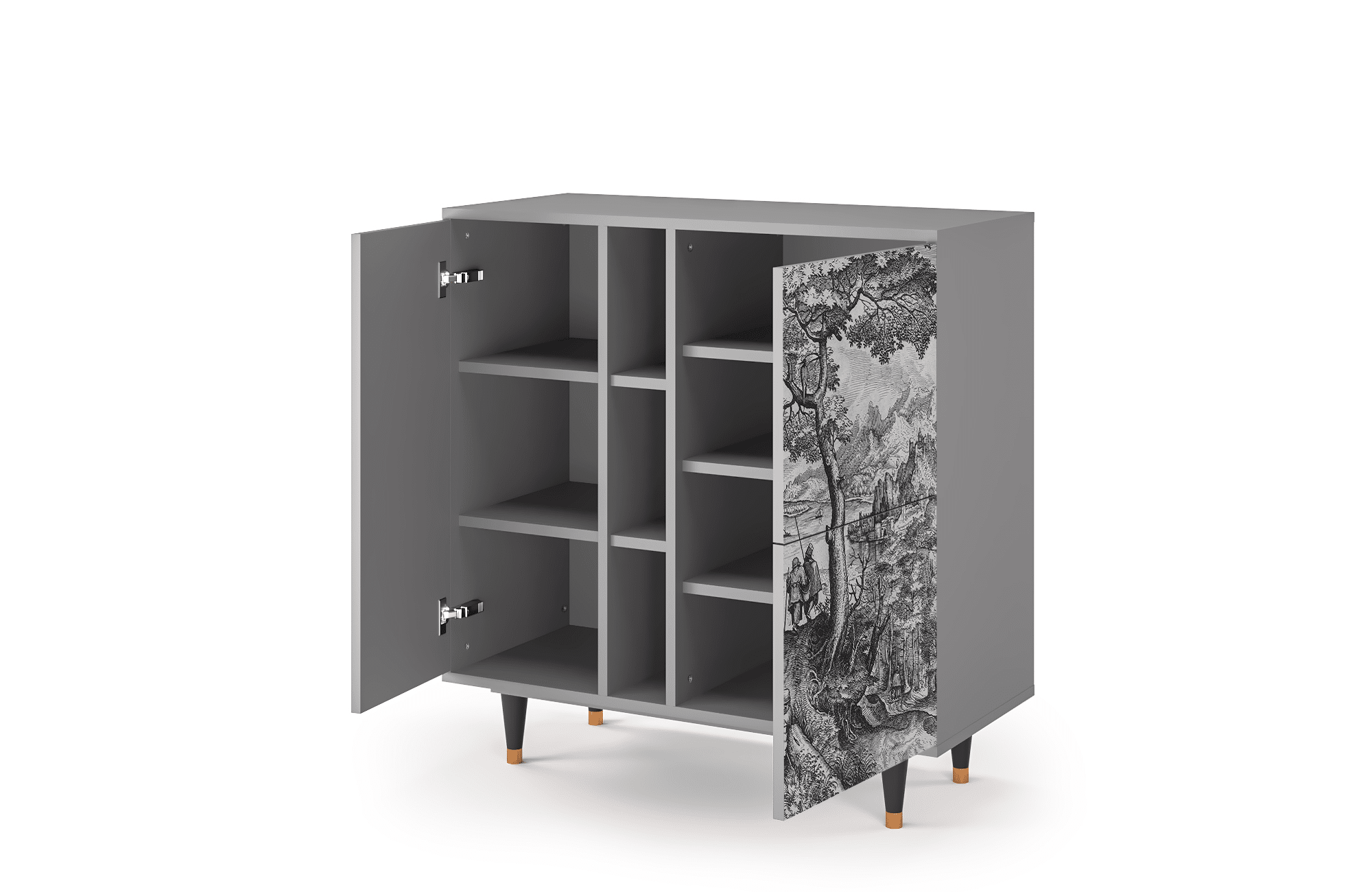 Sideboard – STORYZ – BS5 Milites Requiescentes – Grey Sideboard - STORYZ - BS5 Milites Requiescentes - Grey