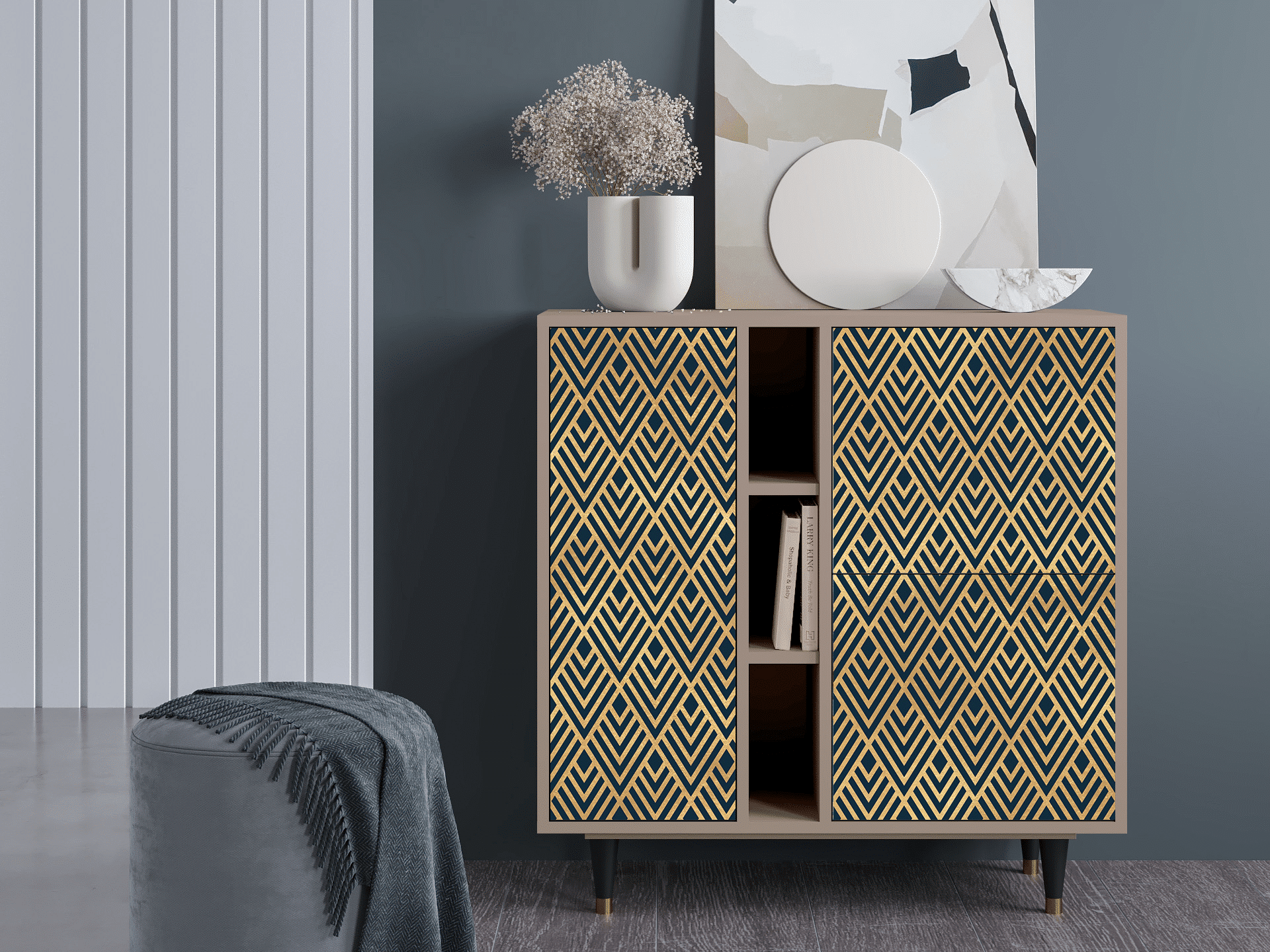 Sideboard - STORYZ - BS5 Egypt Triangles - Latte