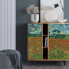 Sideboard - STORYZ - BS5 Poppy field by van Gogh - Walnut