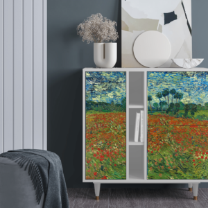 Sideboard - STORYZ - BS5 Poppy field by van Gogh - White