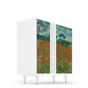 Sideboard - STORYZ - BS5 Poppy field by van Gogh - White