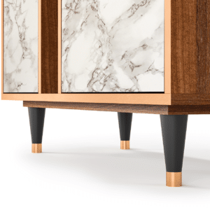 Sideboard - STORYZ - BS5 Milk Marble - Walnut
