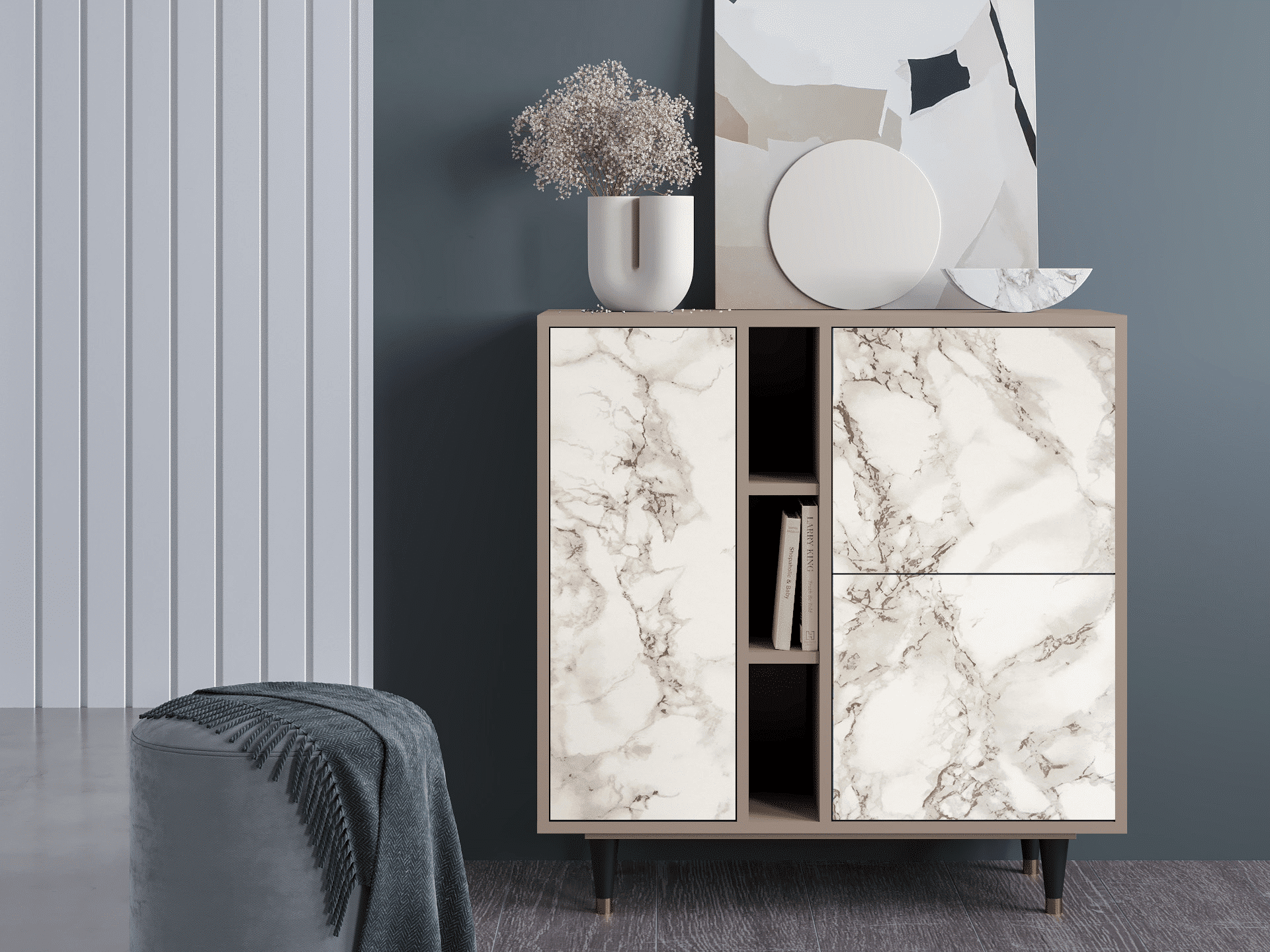 Sideboard - STORYZ - BS5 Milk Marble - Latte