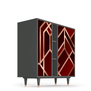 Sideboard - STORYZ - BS5 Velvet 1920's - Antracite