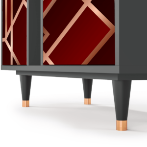 Sideboard - STORYZ - BS5 Velvet 1920's - Antracite