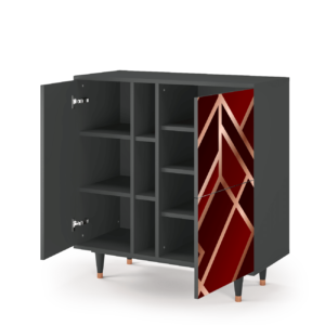 Sideboard - STORYZ - BS5 Velvet 1920's - Antracite