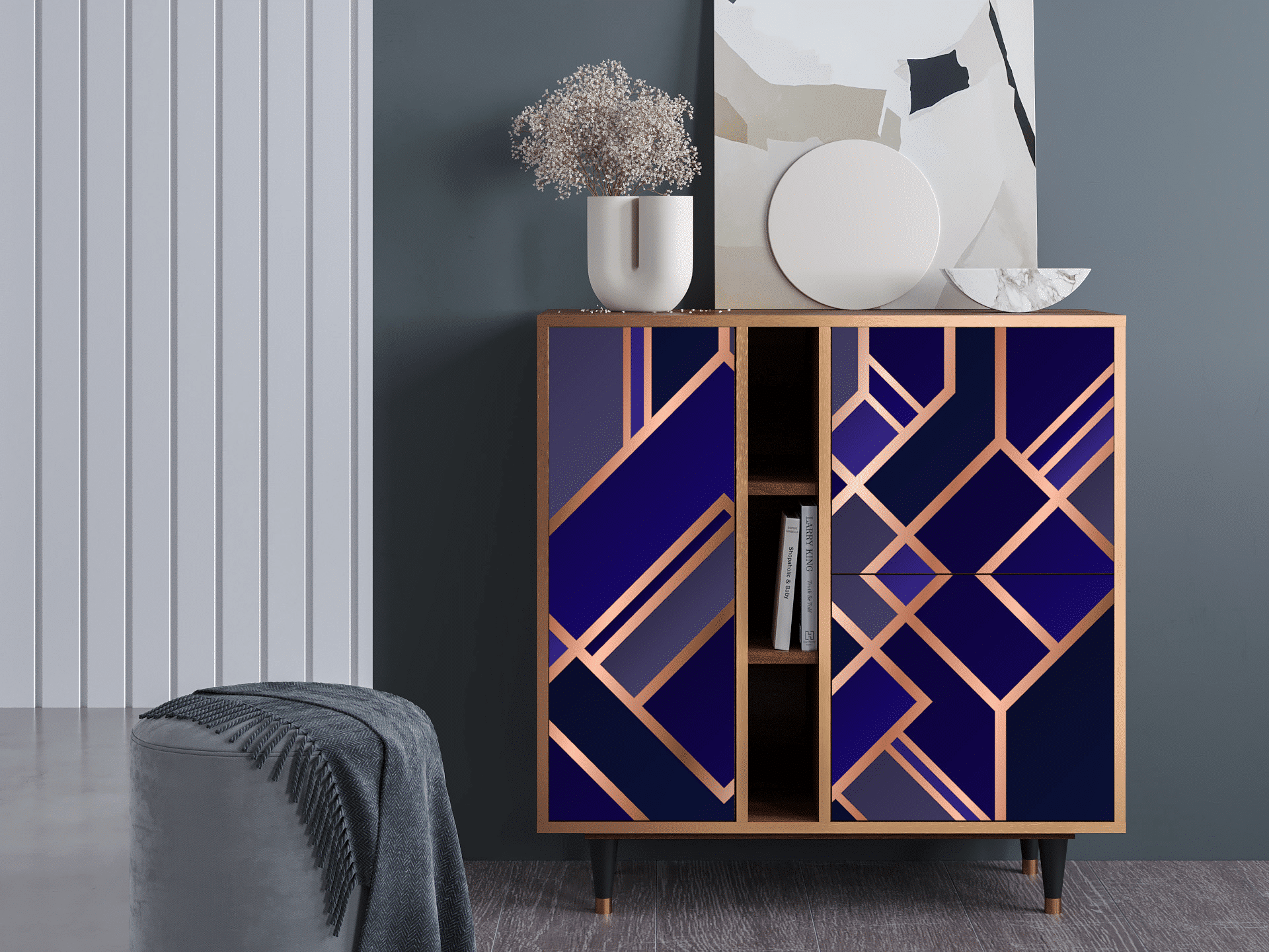 Sideboard - STORYZ - BS5 Aquamarine Getsby - Walnut