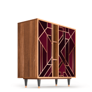 Sideboard - STORYZ - BS5 Burgundy Jewelery - Walnut