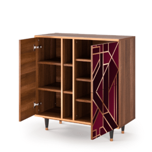 Sideboard - STORYZ - BS5 Burgundy Jewelery - Walnut