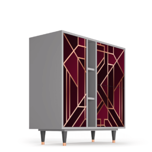 Sideboard - STORYZ - BS5 Burgundy Jewelery - Grey