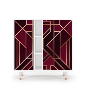 Sideboard - STORYZ - BS5 Burgundy Jewelery - White