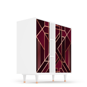 Sideboard - STORYZ - BS5 Burgundy Jewelery - White