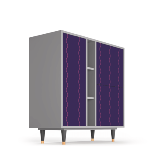 Sideboard - STORYZ - BS5 Grape Maccaroni - Grey