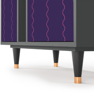 Sideboard - STORYZ - BS5 Grape Maccaroni - Antracite