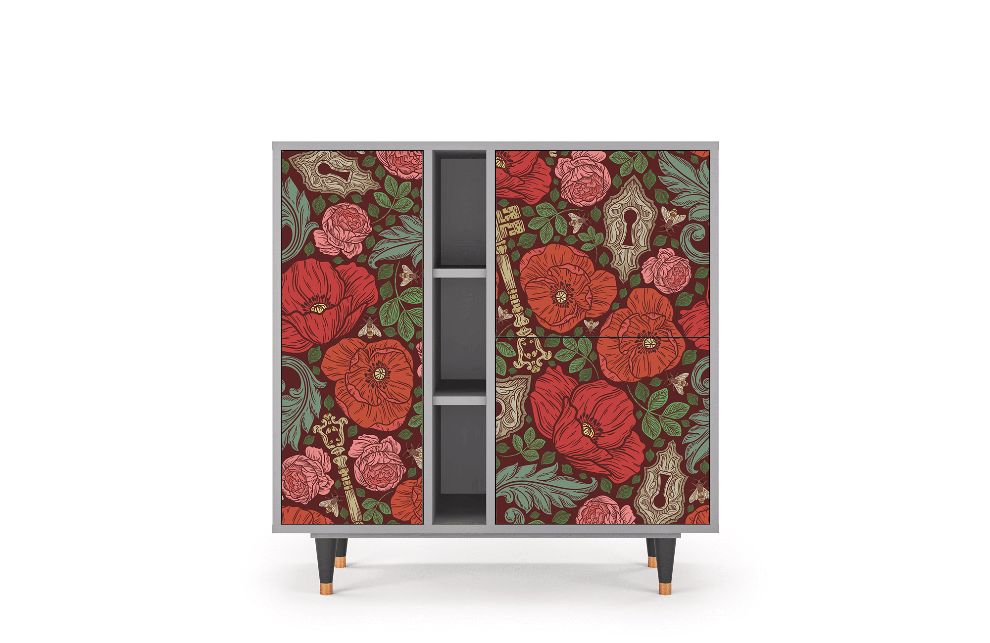 Sideboard – STORYZ – BS5 Poppy Garden – Grey Sideboard - STORYZ - BS5 Poppy Garden - Grey
