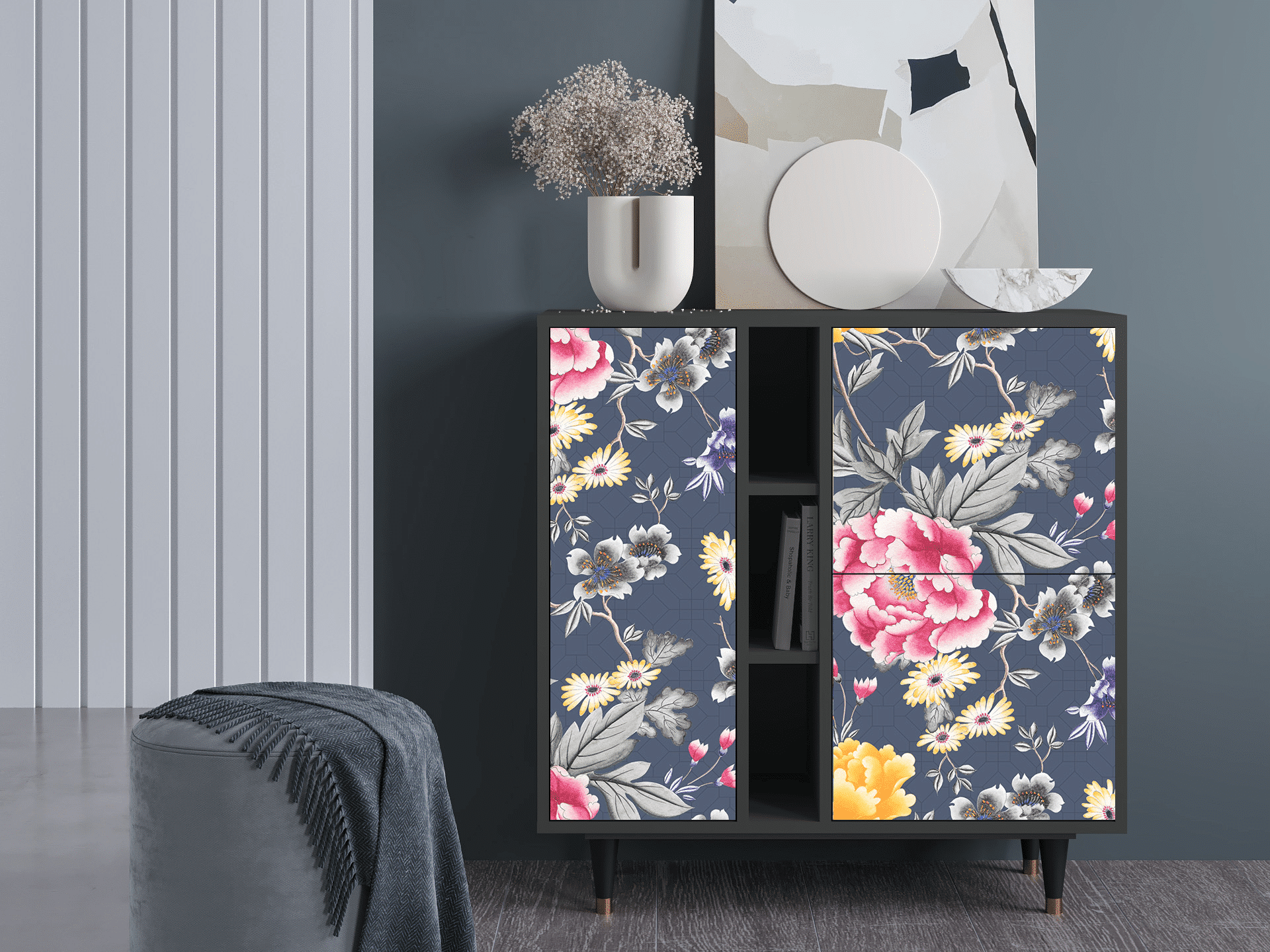 Sideboard - STORYZ - BS5 Dark Flower Bed - Antracite Sideboard - STORYZ - BS5 Dark Flower Bed - Antracite
