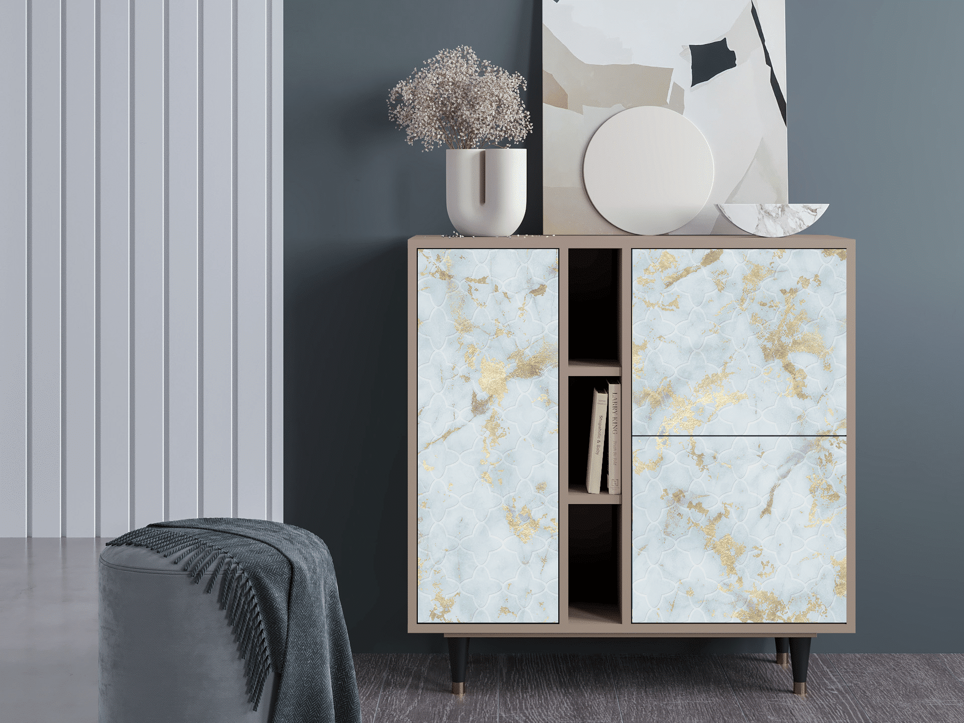 Sideboard - STORYZ - BS5 Golden Waves - Latte Sideboard - STORYZ - BS5 Golden Waves - Latte
