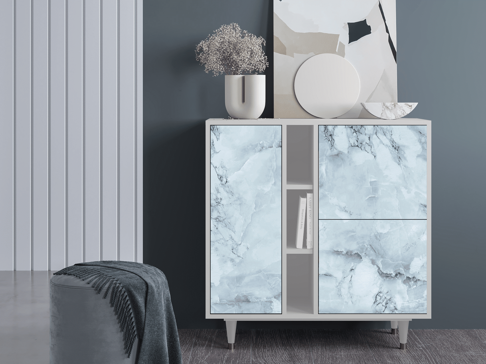 Sideboard - STORYZ - BS5 Glacial Colour - White Sideboard - STORYZ - BS5 Glacial Colour - White