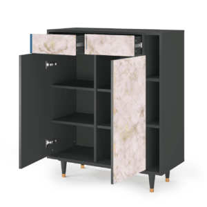 Sideboard - STORYZ - BS6 Dirty Roses - Antracite