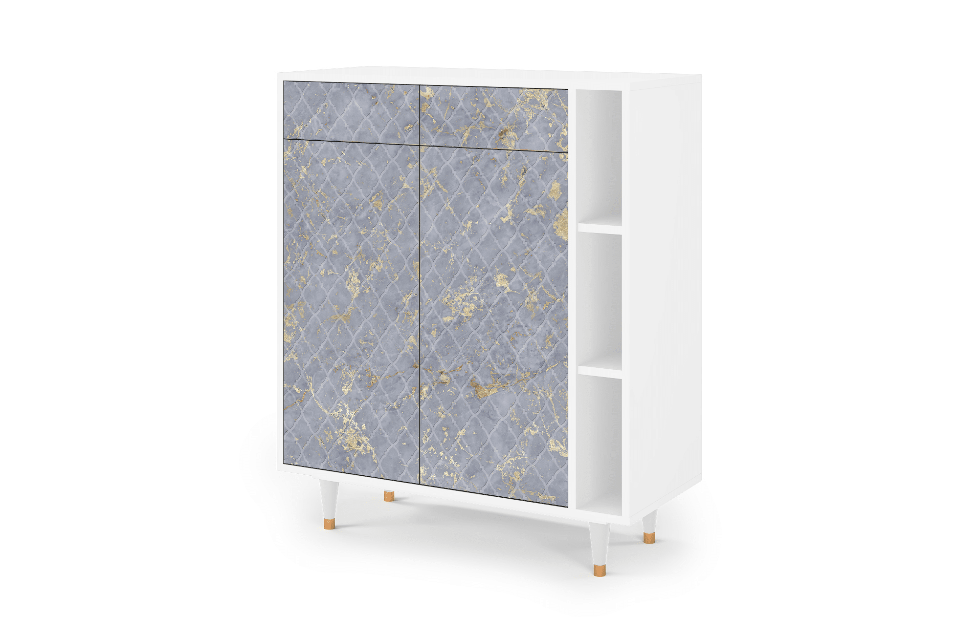 BS6_102_006 Sideboard - STORYZ - BS6 Golden Smoke - White