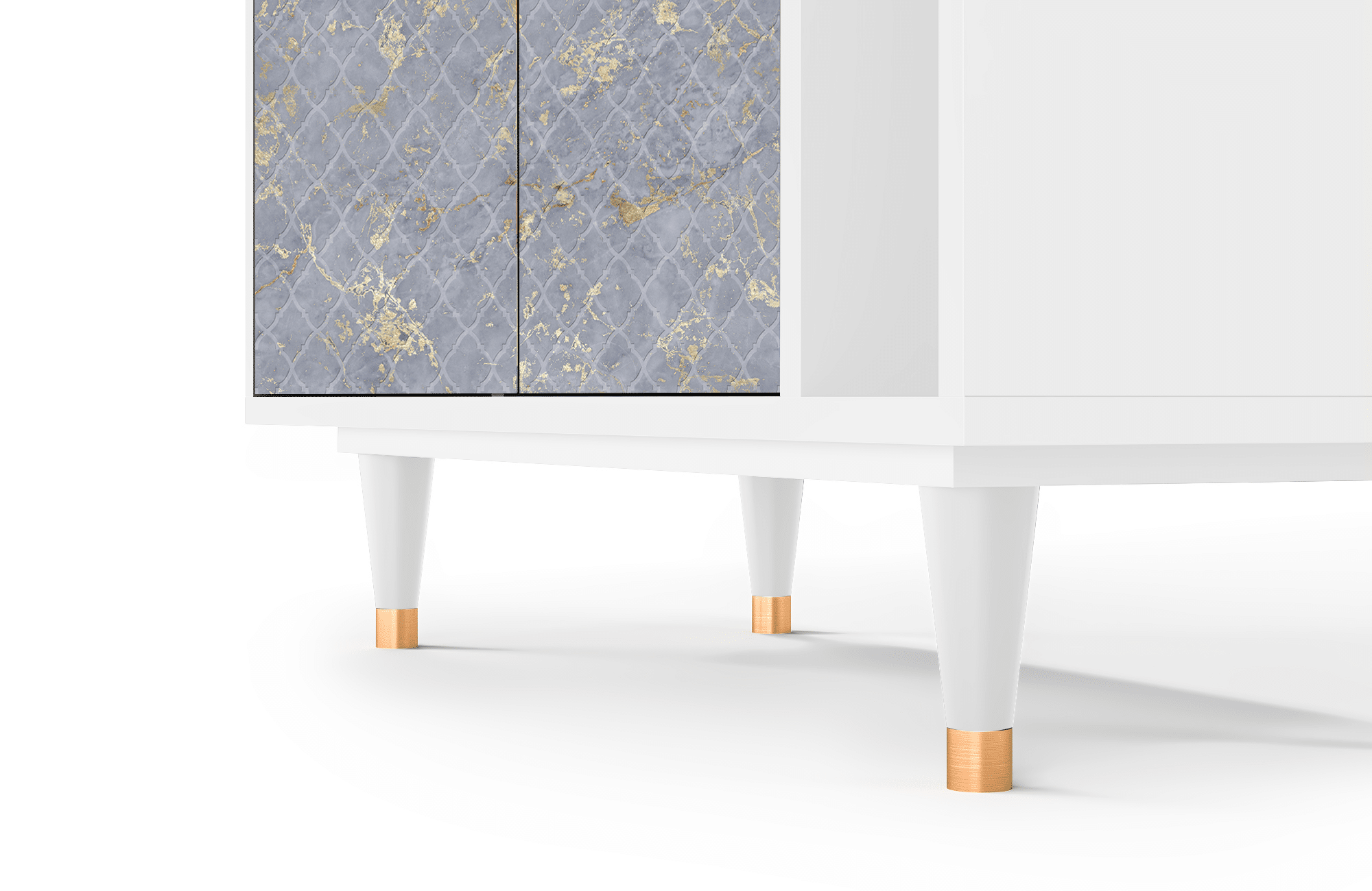 Sideboard – STORYZ – BS6 Golden Smoke – White Sideboard - STORYZ - BS6 Golden Smoke - White