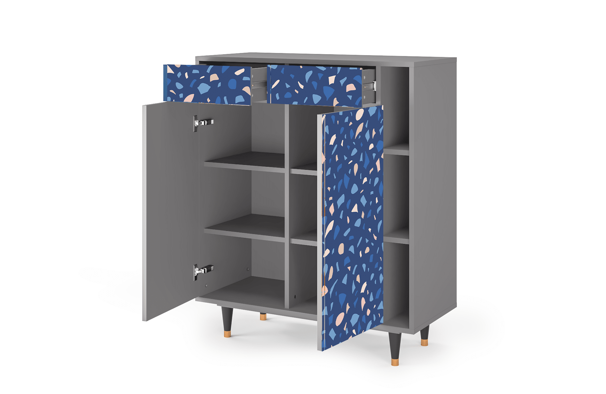 Sideboard – STORYZ – BS6 Soap Whirpool – Grey Sideboard - STORYZ - BS6 Soap Whirpool - Grey