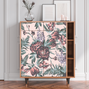 Sideboard - STORYZ - BS6 Peach Peonies - Walnut