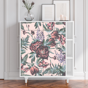 Sideboard - STORYZ - BS6 Peach Peonies - White