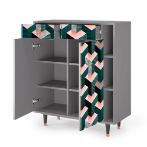 Sideboard - STORYZ - BS6 Geometric Madness - Grey