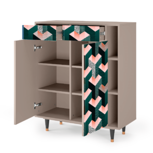 Sideboard - STORYZ - BS6 Geometric Madness - Latte