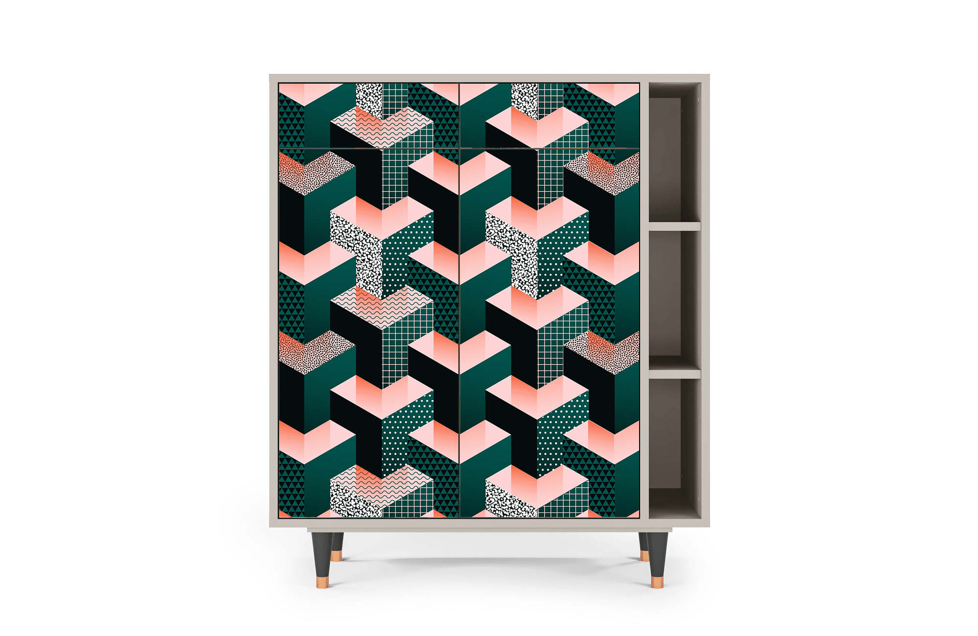 Sideboard – STORYZ – BS6 Geometric Madness – Sand Sideboard - STORYZ - BS6 Geometric Madness - Sand