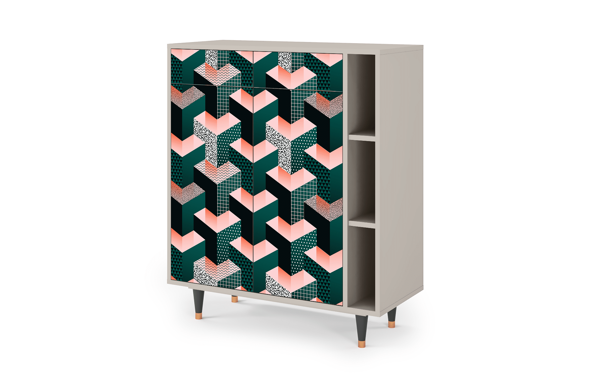 BS6_130_005 Sideboard - STORYZ - BS6 Geometric Madness - Sand