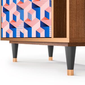 Sideboard - STORYZ - BS6 Pinky Squares - Walnut