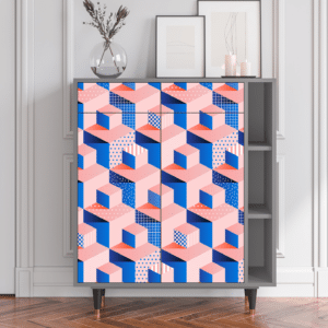 Sideboard - STORYZ - BS6 Pinky Squares - Grey