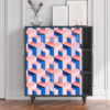 Sideboard - STORYZ - BS6 Pinky Squares - Antracite