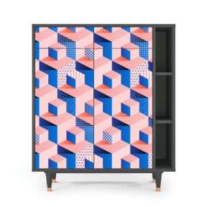 Sideboard - STORYZ - BS6 Pinky Squares - Antracite